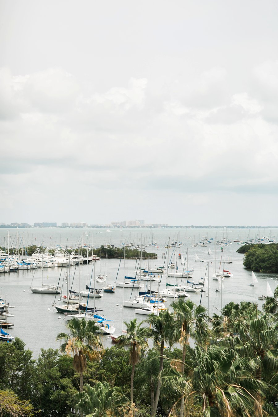 A Romantic Green & White Oceanside Miami Wedding via TheELD.com