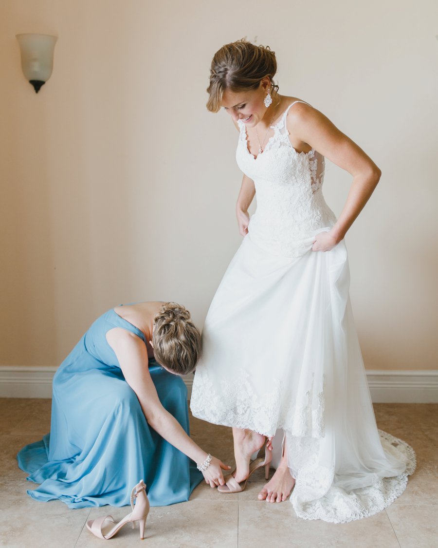 A Romantic Green & White Oceanside Miami Wedding via TheELD.com