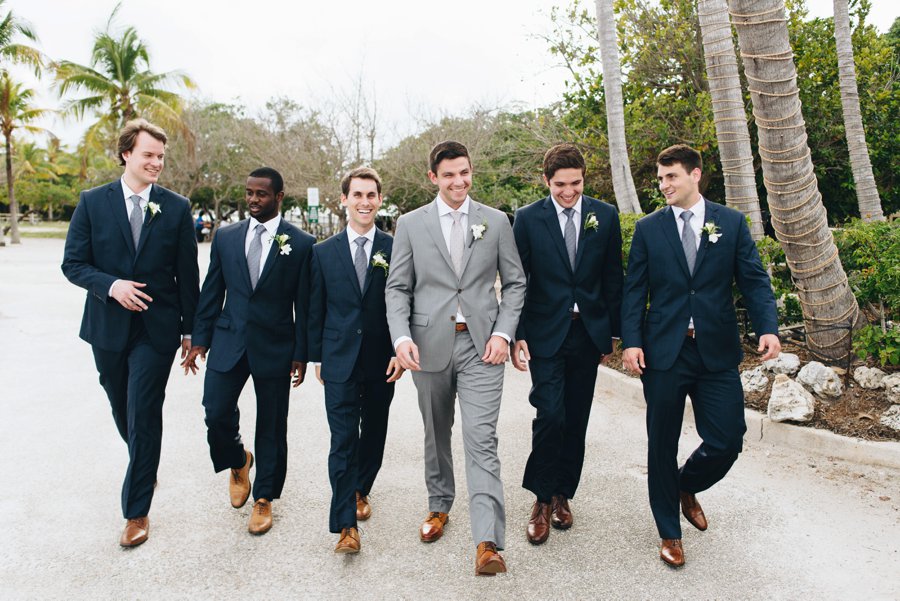 A Romantic Green & White Oceanside Miami Wedding via TheELD.com