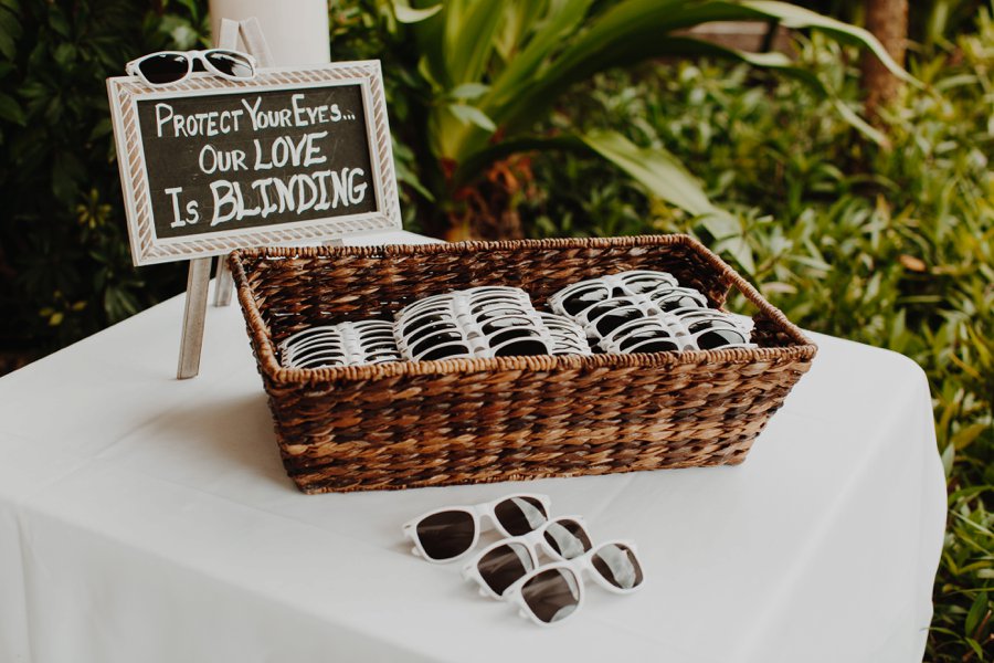 A Romantic Green & White Oceanside Miami Wedding via TheELD.com