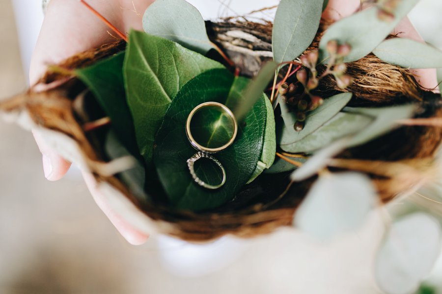 A Romantic Green & White Oceanside Miami Wedding via TheELD.com