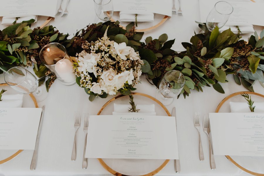 A Romantic Green & White Oceanside Miami Wedding via TheELD.com