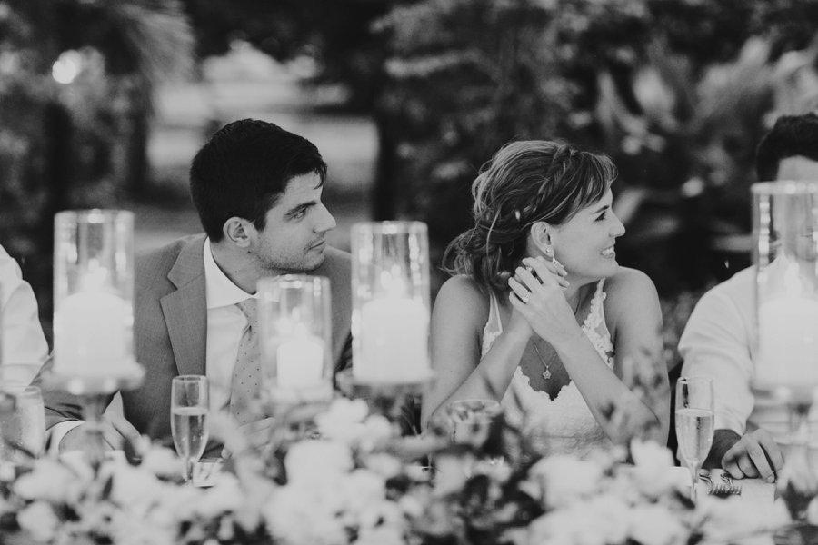 A Romantic Green & White Oceanside Miami Wedding via TheELD.com