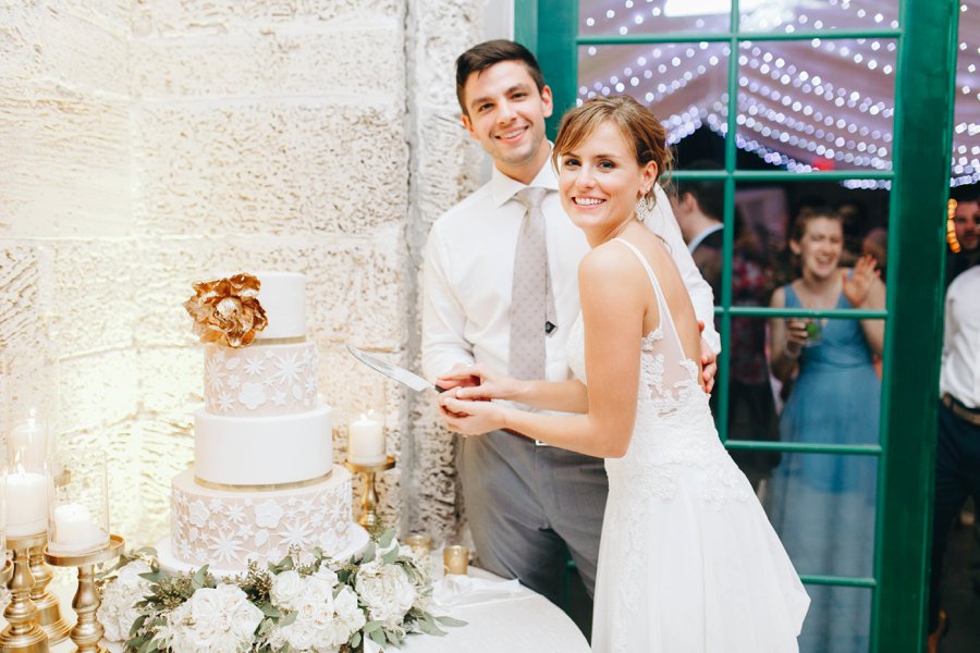 A Romantic Green & White Oceanside Miami Wedding via TheELD.com