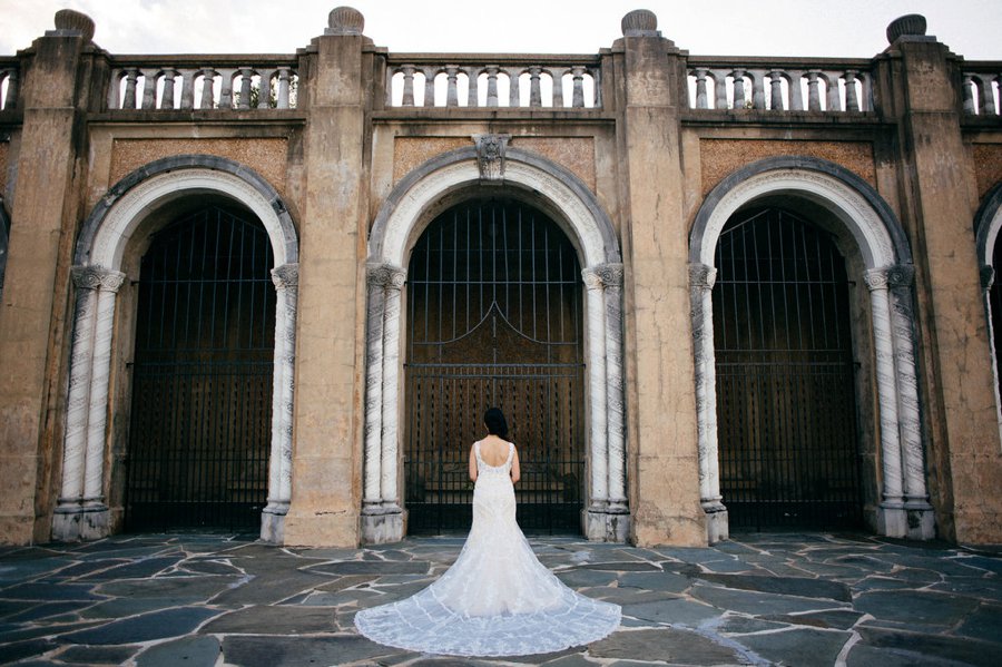 Romantic Pink & Red Industrial Wedding Ideas via TheELD.com