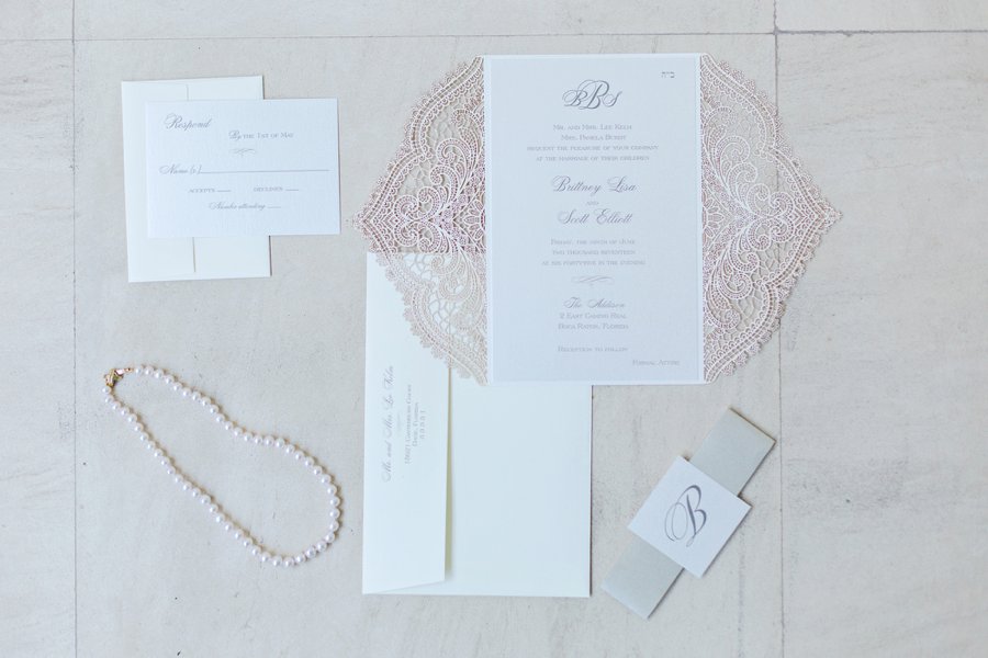 An Elegant Pink & Gold South Florida Wedding via TheELD.com