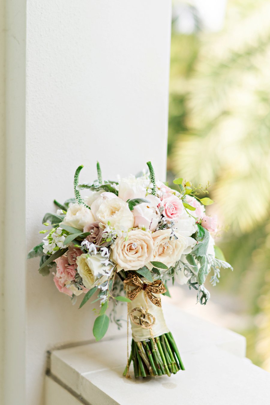 An Elegant Pink & Gold South Florida Wedding via TheELD.com