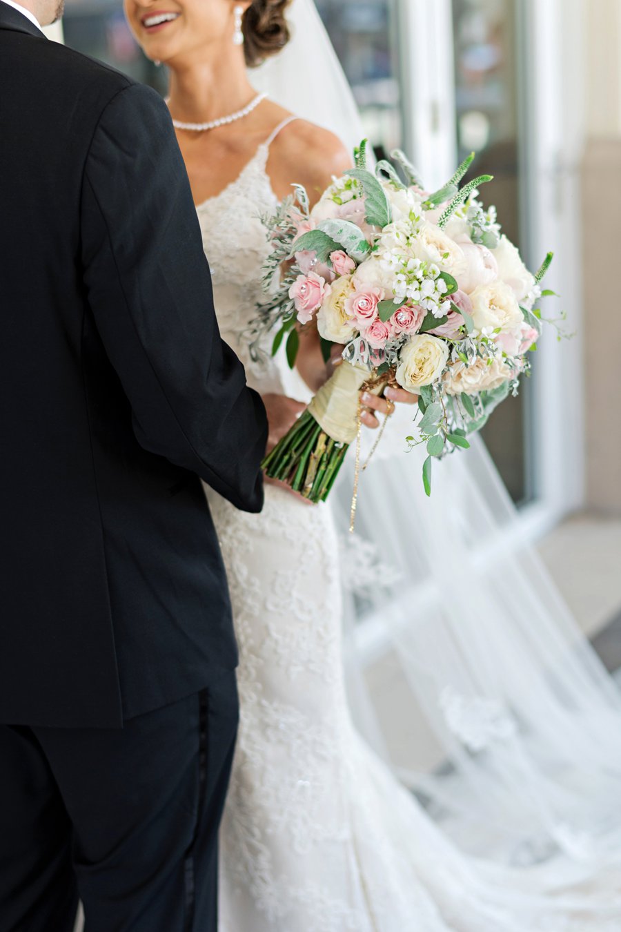 An Elegant Pink & Gold South Florida Wedding via TheELD.com