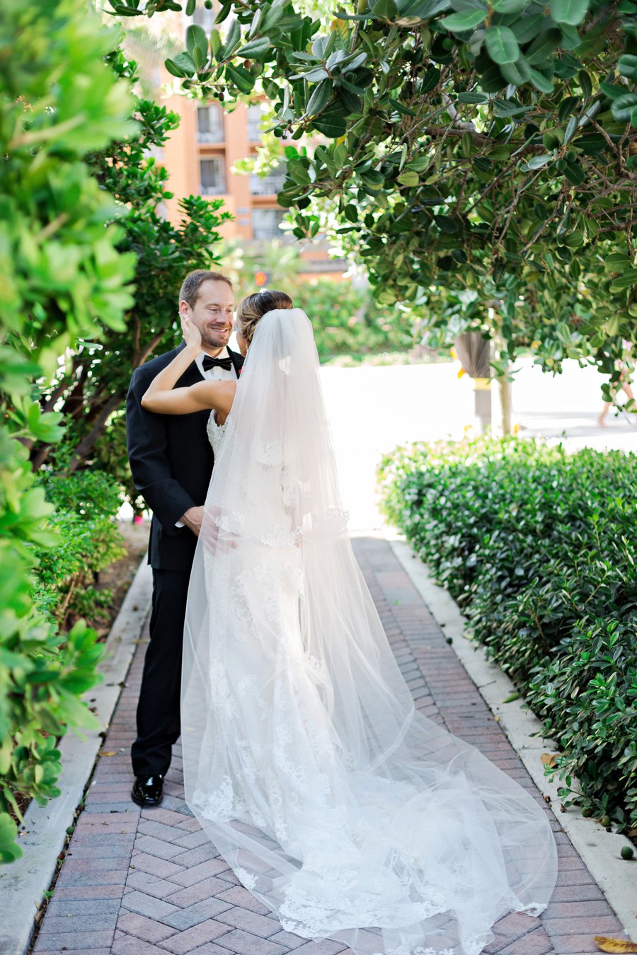 An Elegant Pink & Gold South Florida Wedding via TheELD.com