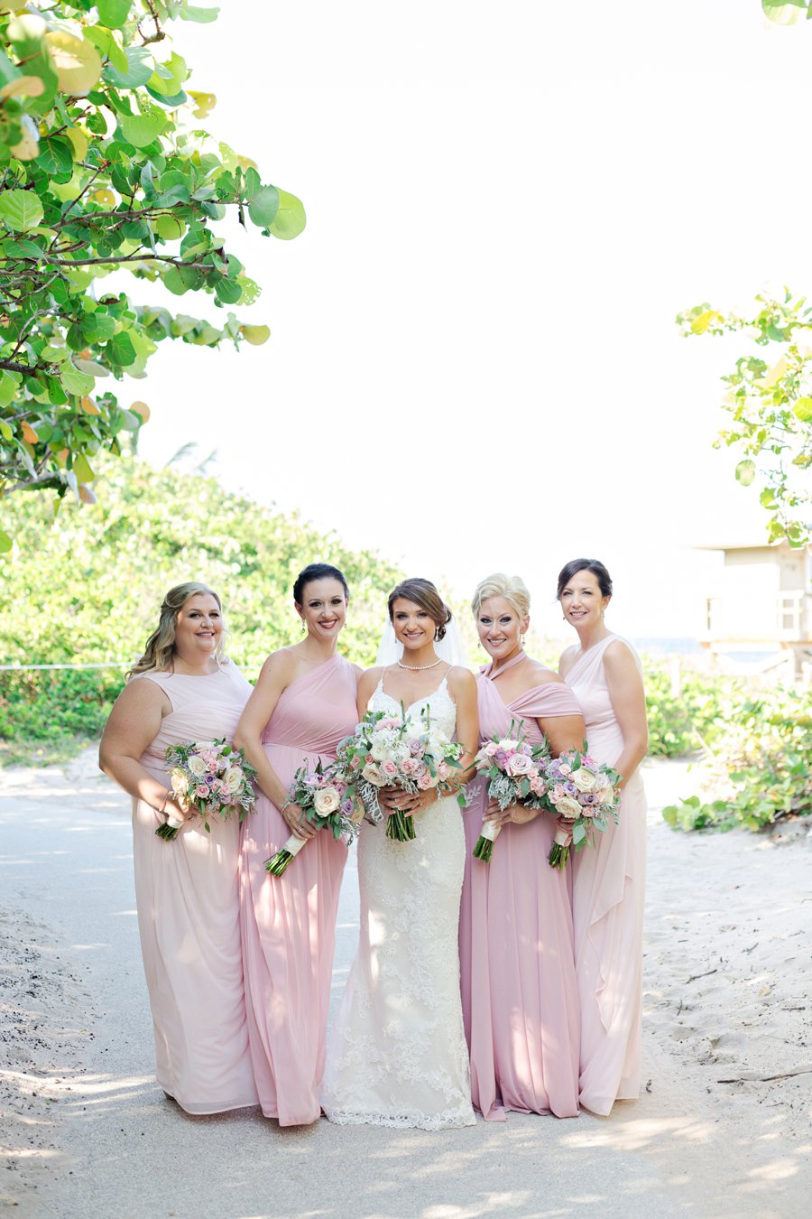 An Elegant Pink & Gold South Florida Wedding via TheELD.com