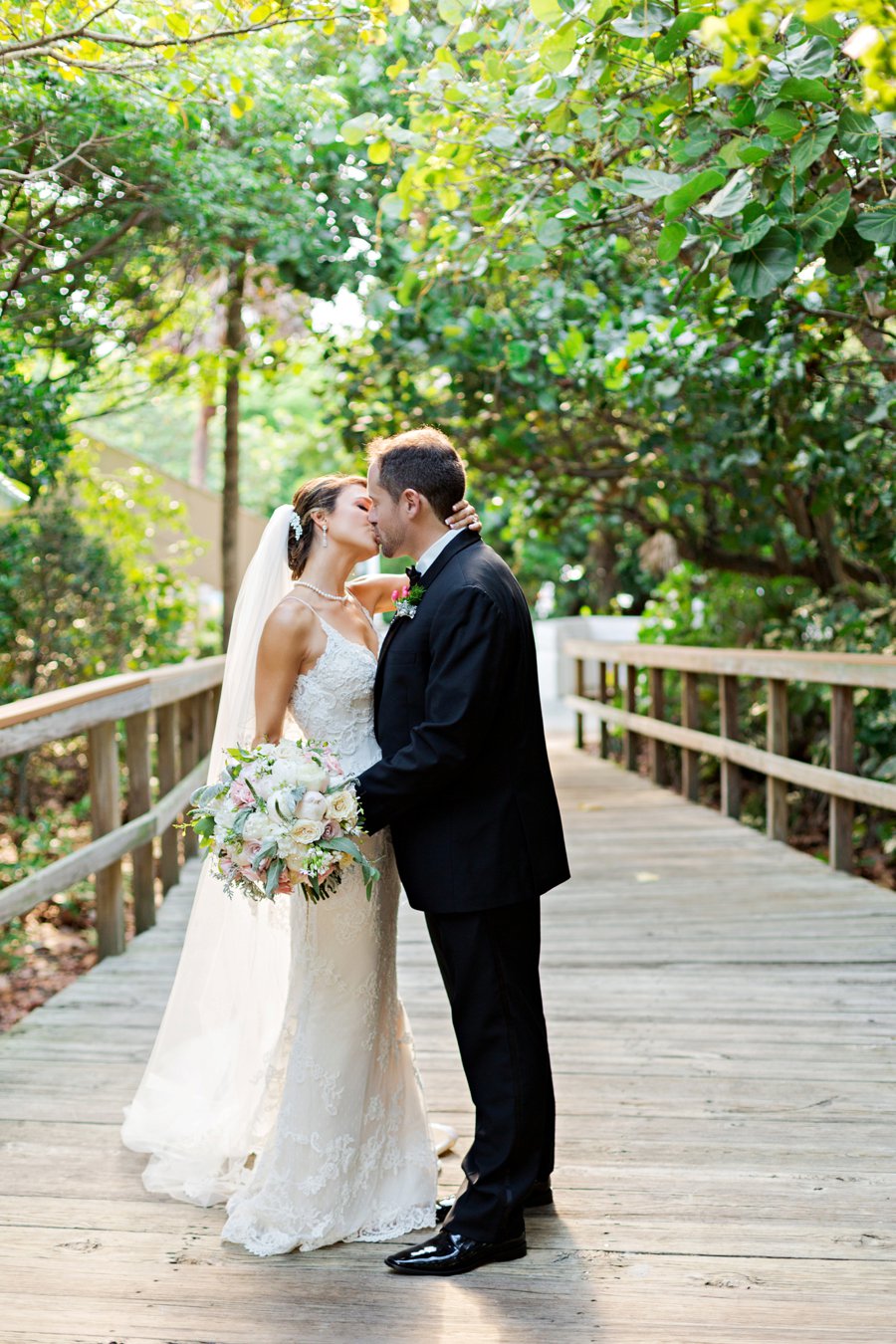 An Elegant Pink & Gold South Florida Wedding via TheELD.com