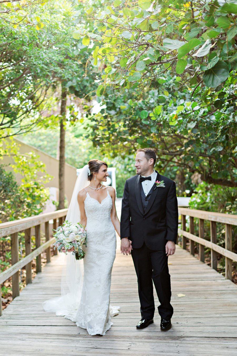 An Elegant Pink & Gold South Florida Wedding via TheELD.com