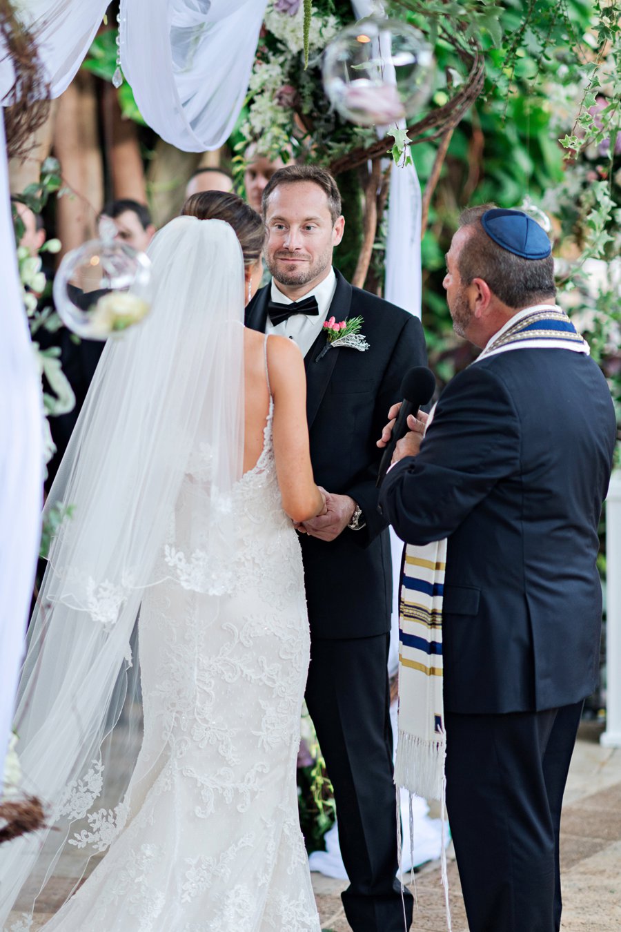 An Elegant Pink & Gold South Florida Wedding via TheELD.com