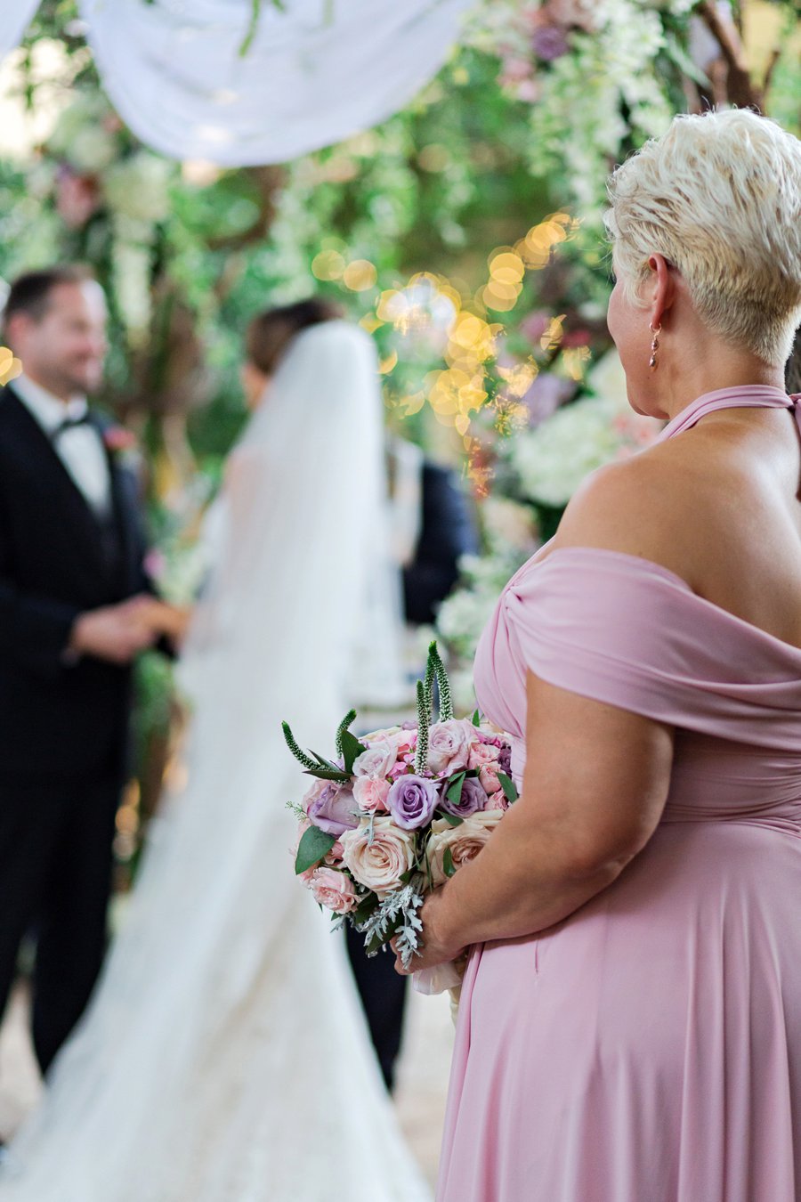 An Elegant Pink & Gold South Florida Wedding via TheELD.com