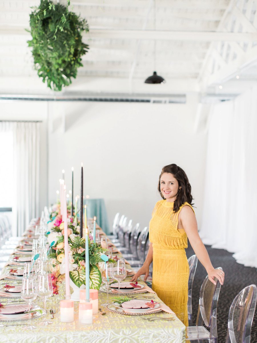 A Colorful Tropical Dinner Party via TheELD.com