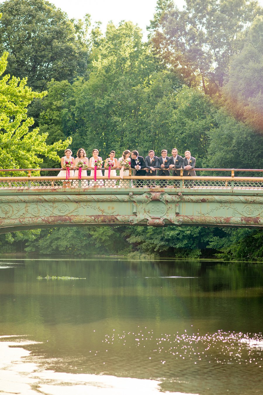 An Elegant Pink & White Brooklyn Wedding via TheELD.com