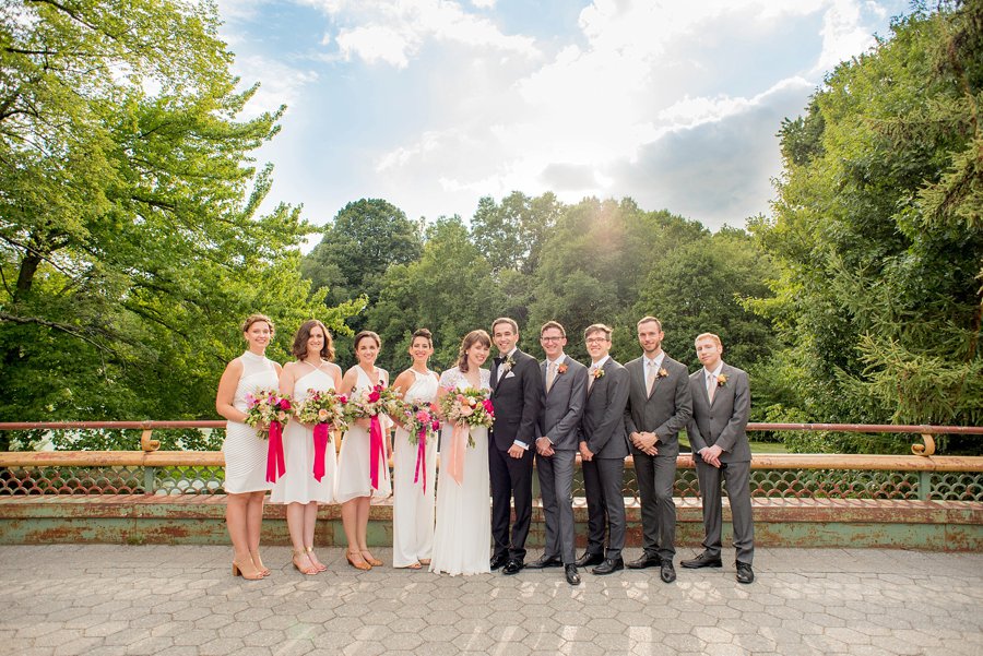 An Elegant Pink & White Brooklyn Wedding via TheELD.com