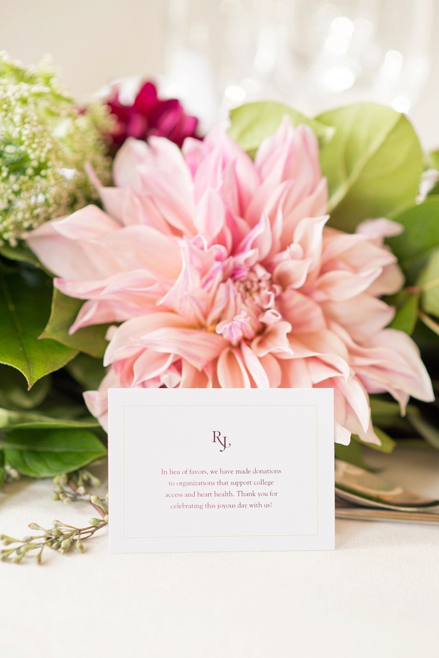 An Elegant Pink & White Brooklyn Wedding via TheELD.com