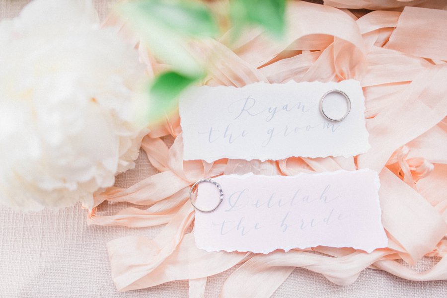 Blush & Peach Florida Destination Wedding Ideas via TheELD.com