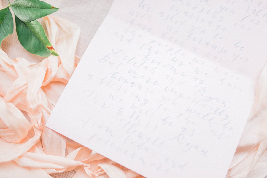 Blush & Peach Florida Destination Wedding Ideas via TheELD.com