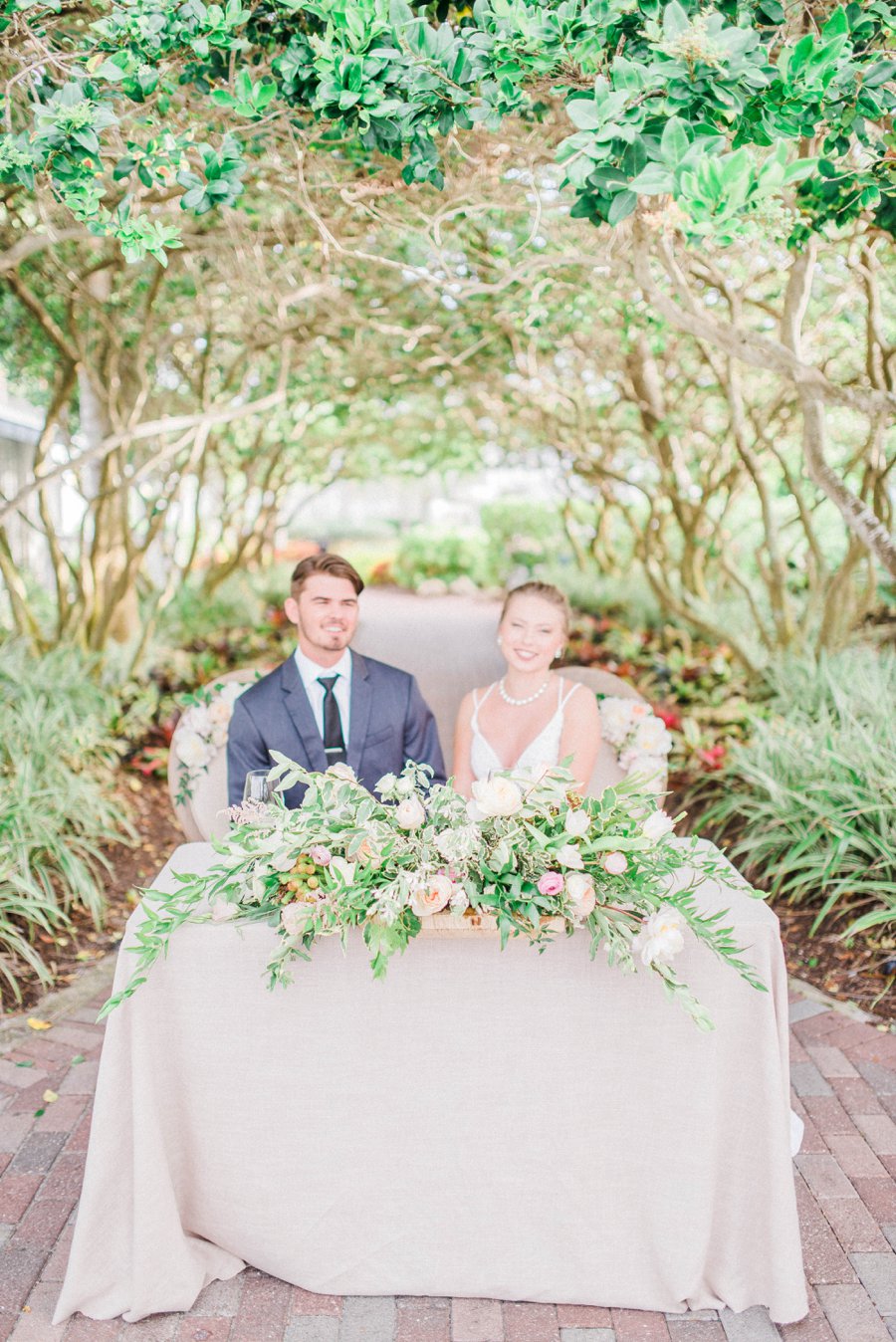 Blush & Peach Florida Destination Wedding Ideas via TheELD.com