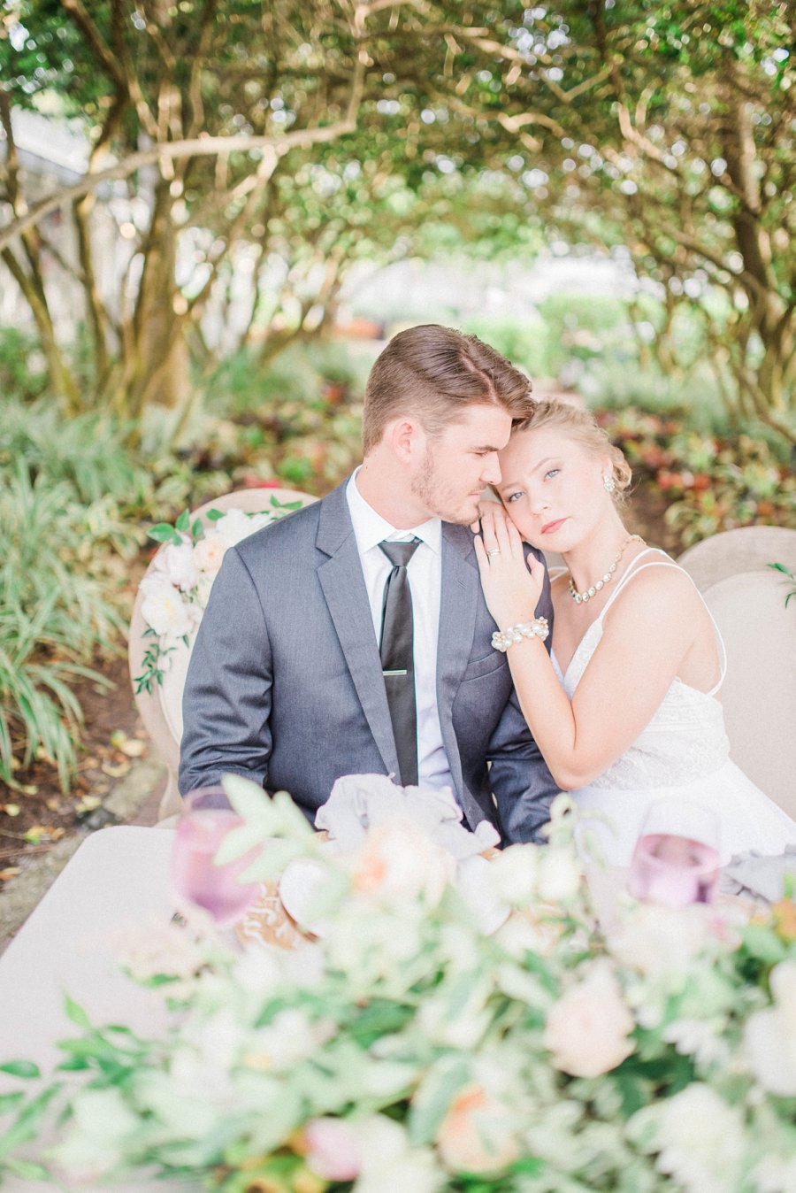 Blush & Peach Florida Destination Wedding Ideas via TheELD.com