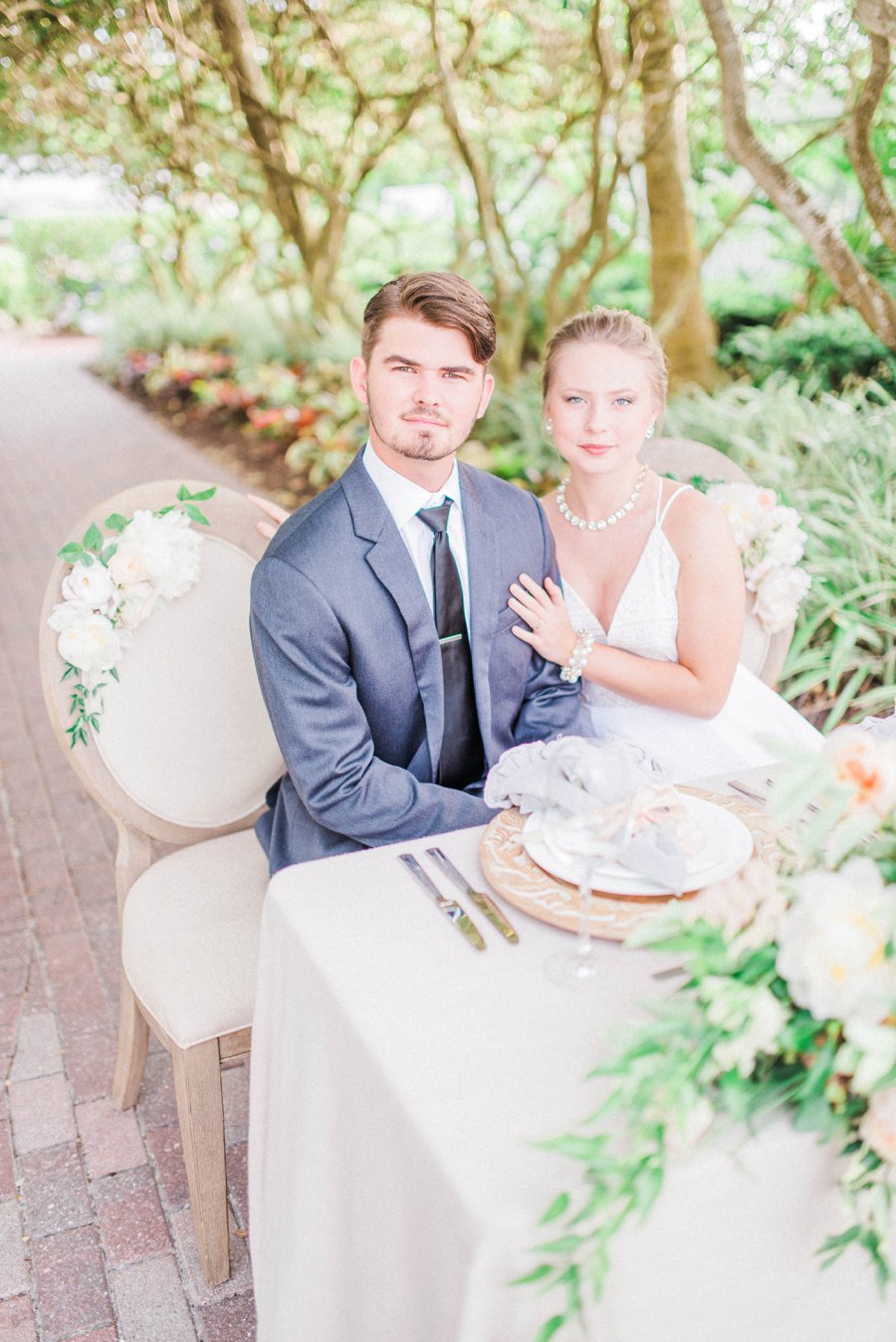 Blush & Peach Florida Destination Wedding Ideas via TheELD.com