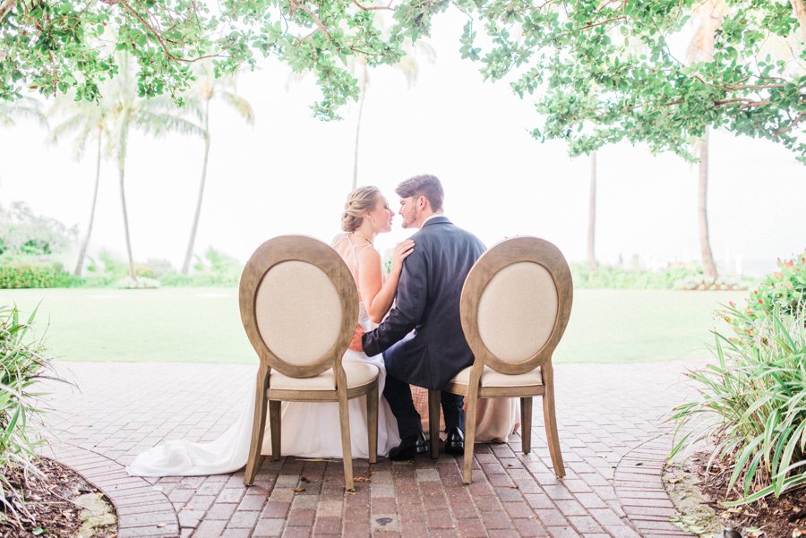 Blush & Peach Florida Destination Wedding Ideas via TheELD.com