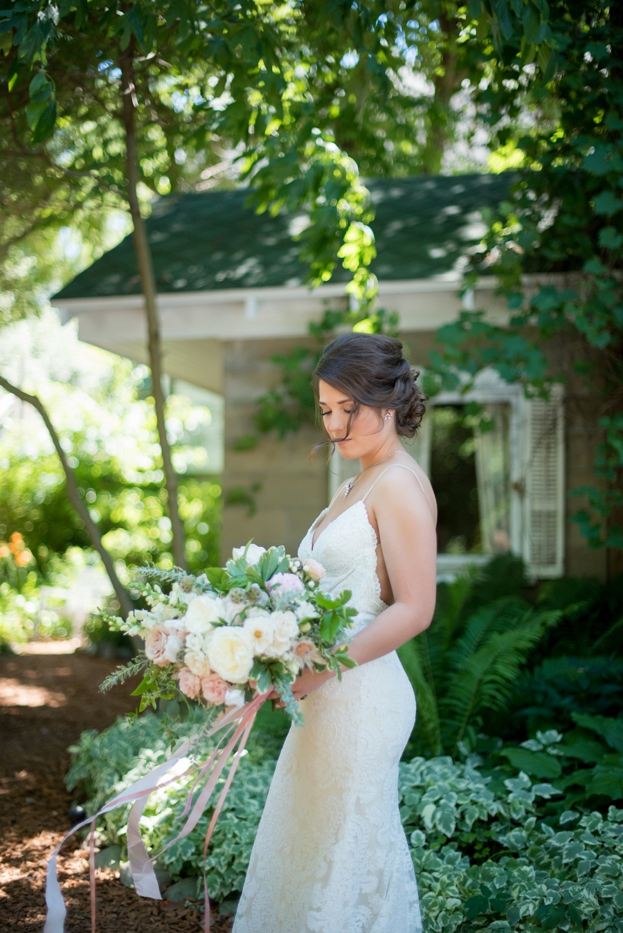 Elegant Burgundy & Blush Michigan Wedding via TheELD.com