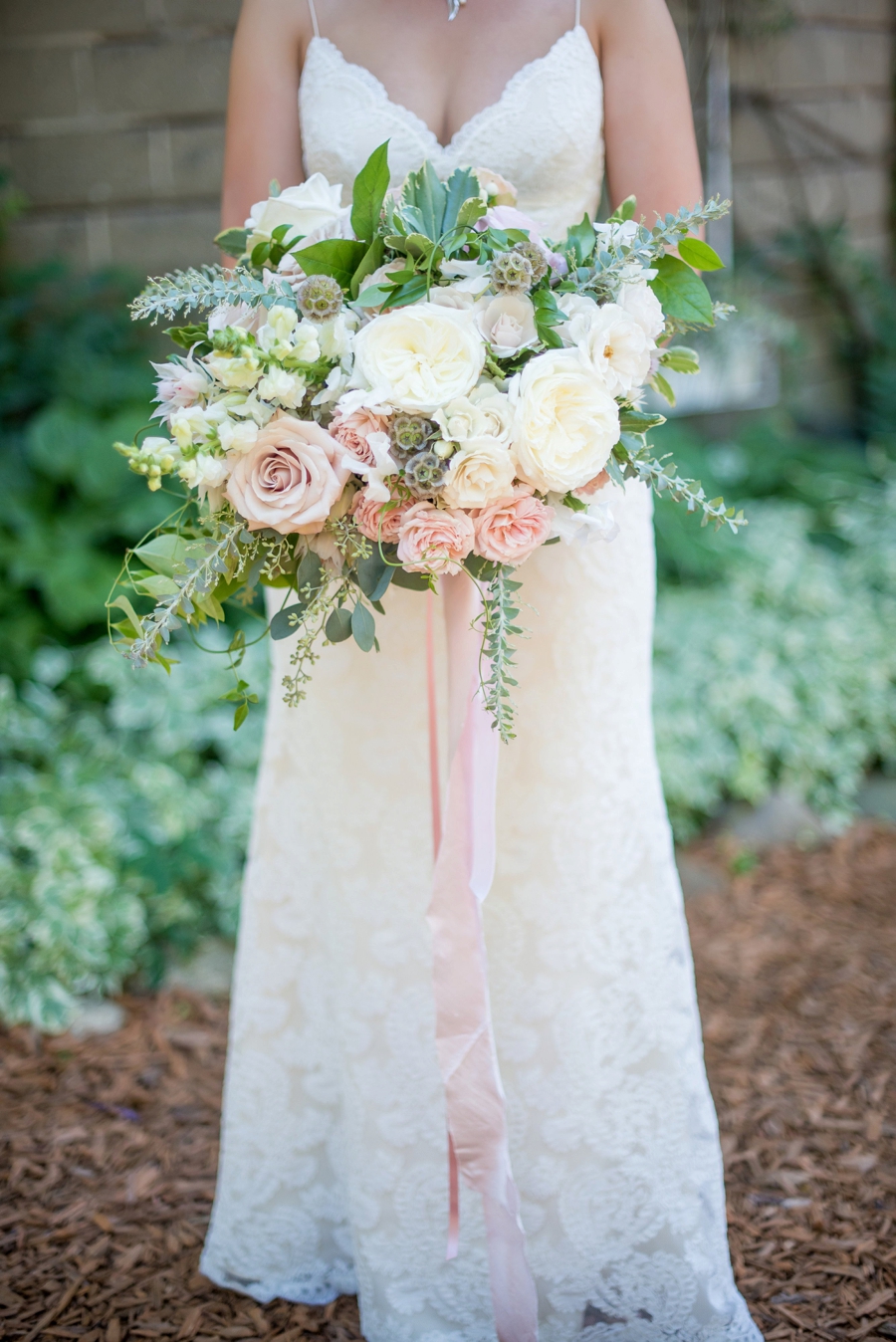 Elegant Burgundy & Blush Michigan Wedding via TheELD.com