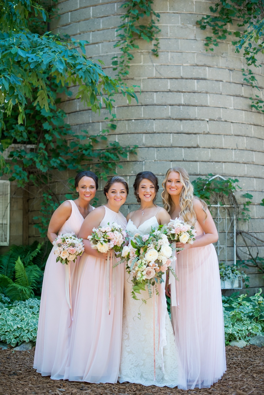 Elegant Burgundy & Blush Michigan Wedding via TheELD.com