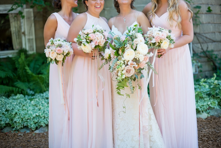 Elegant Burgundy & Blush Michigan Wedding via TheELD.com