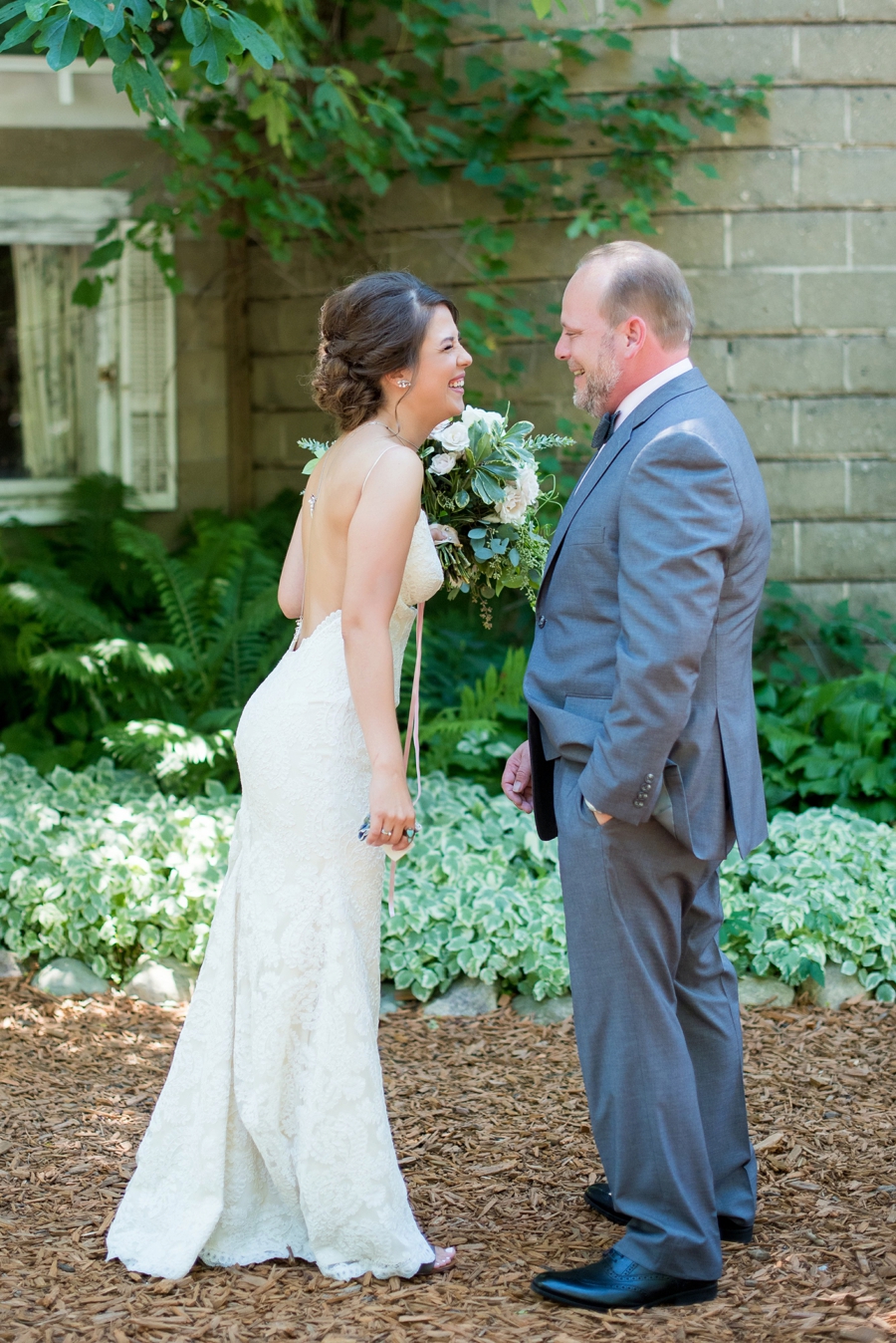 Elegant Burgundy & Blush Michigan Wedding via TheELD.com