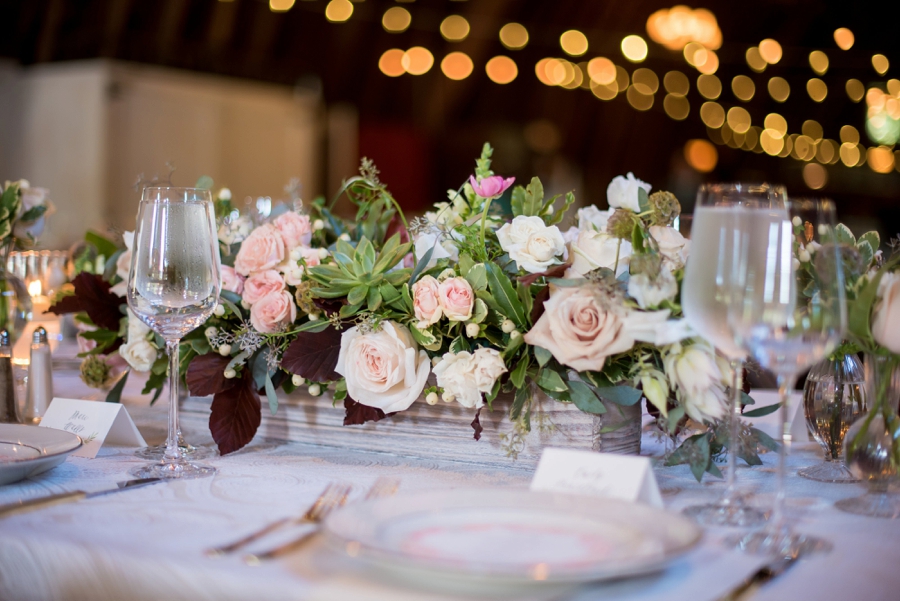 Elegant Burgundy & Blush Michigan Wedding via TheELD.com