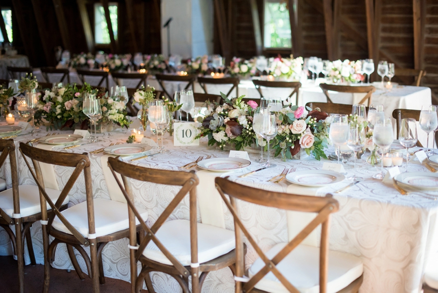 Elegant Burgundy & Blush Michigan Wedding via TheELD.com