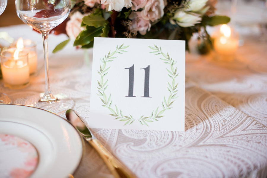 Elegant Burgundy & Blush Michigan Wedding via TheELD.com