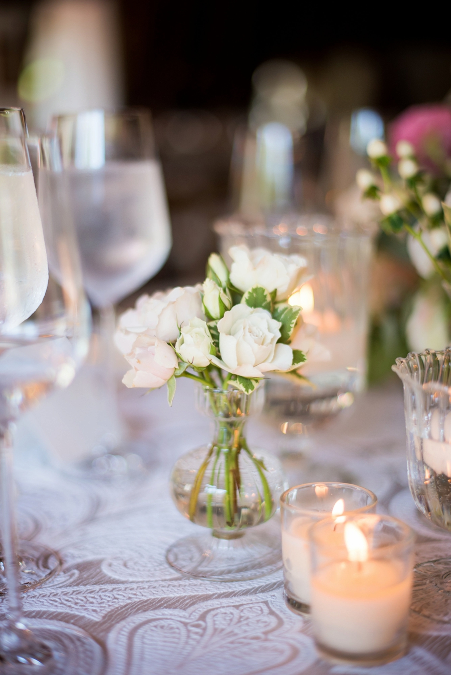 Elegant Burgundy & Blush Michigan Wedding via TheELD.com