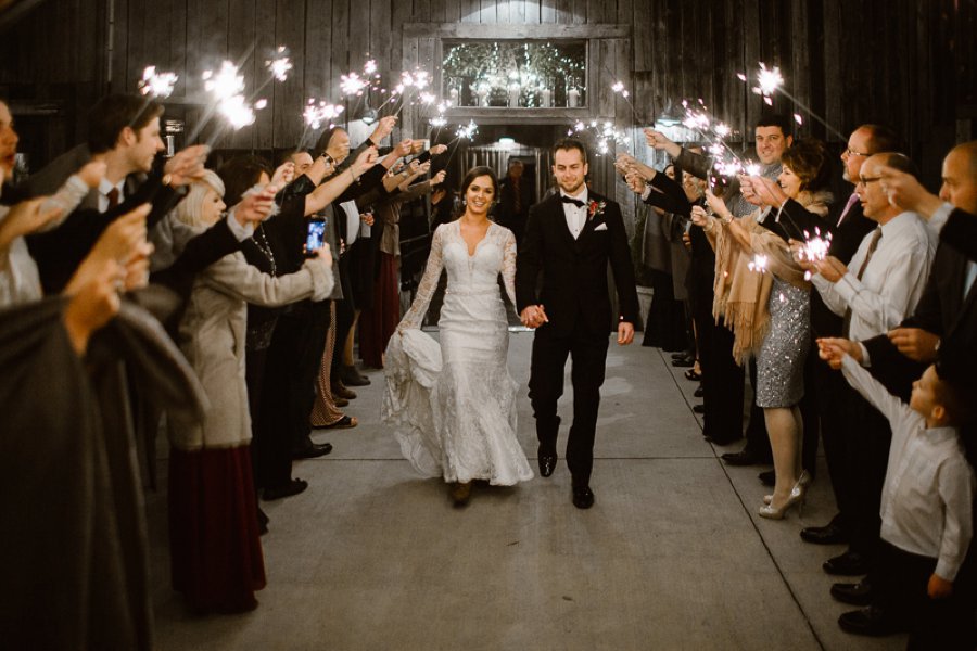 Red and White Rustic Wedding In Tennessee via TheELD.com