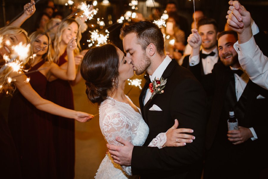 Red and White Rustic Wedding In Tennessee via TheELD.com