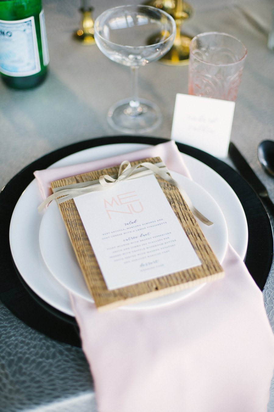 Romantic Peach & Yellow Industrial Wedding Ideas via TheELD.com