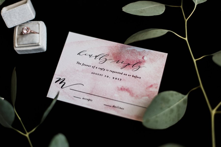 Nature Inspired Floral Wedding Invitation via TheELD.com