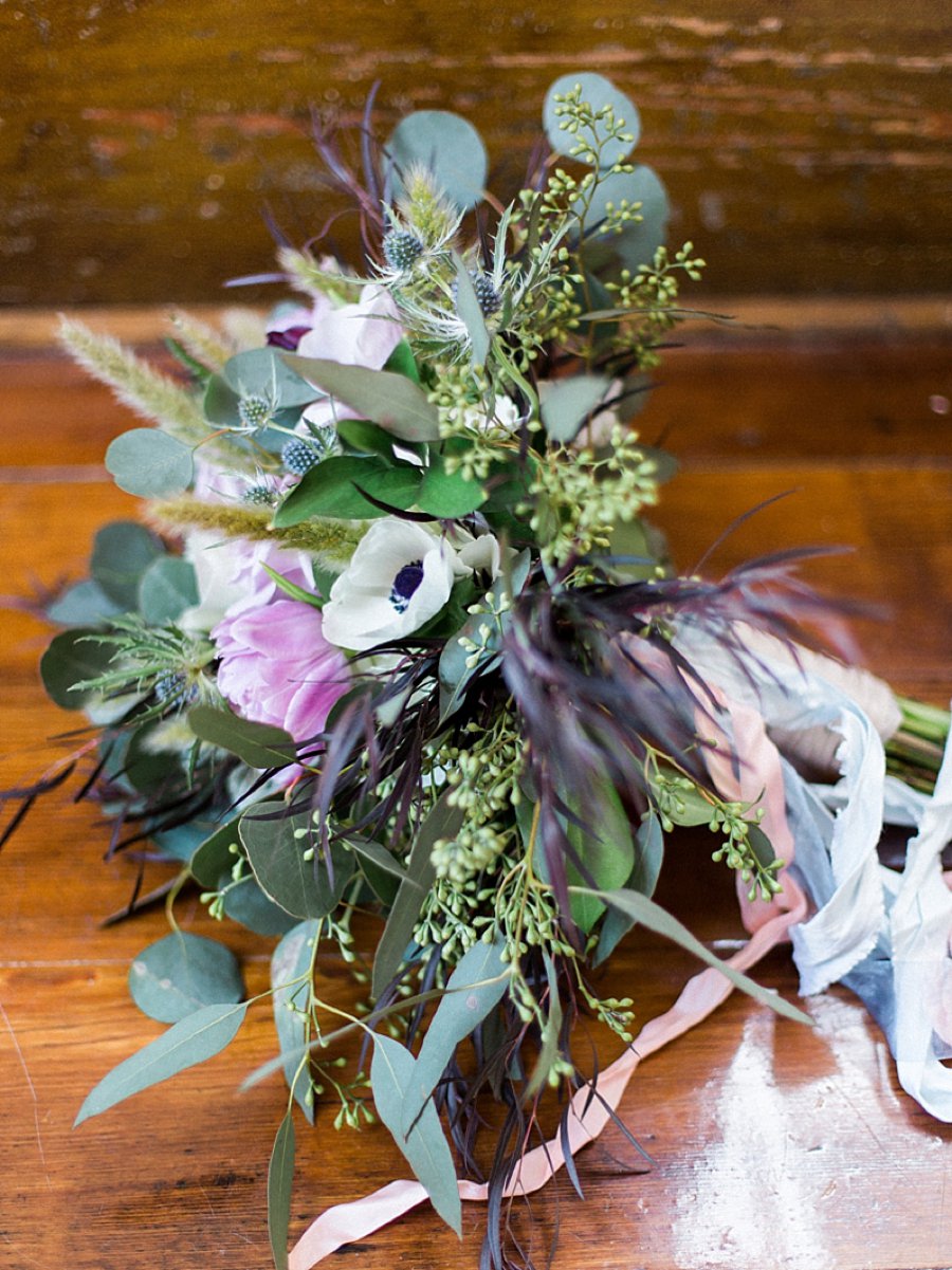 Romantic Blue & Purple Music inspired Wedding Ideas via TheELD.com