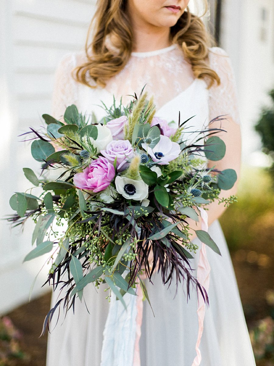 Romantic Blue & Purple Music inspired Wedding Ideas via TheELD.com