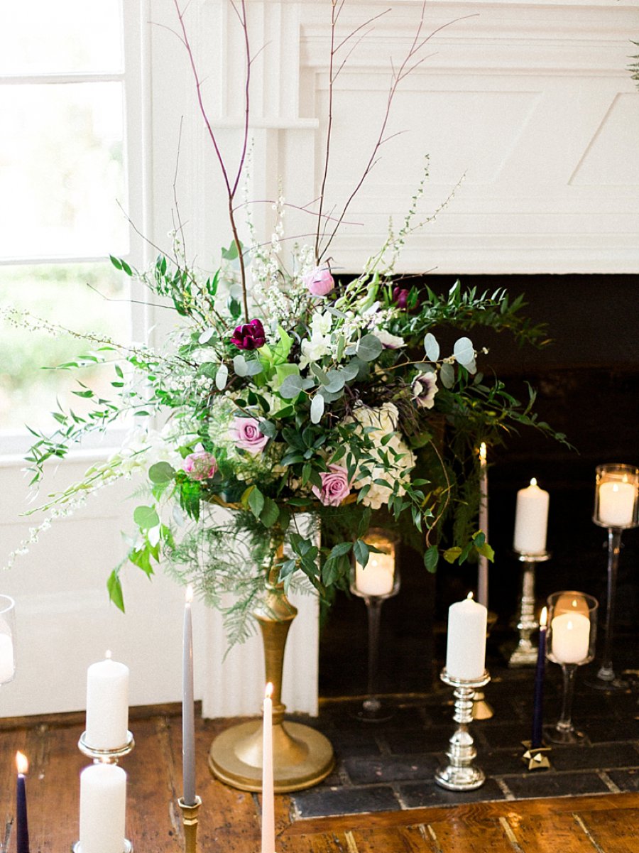 Romantic Blue & Purple Music inspired Wedding Ideas via TheELD.com