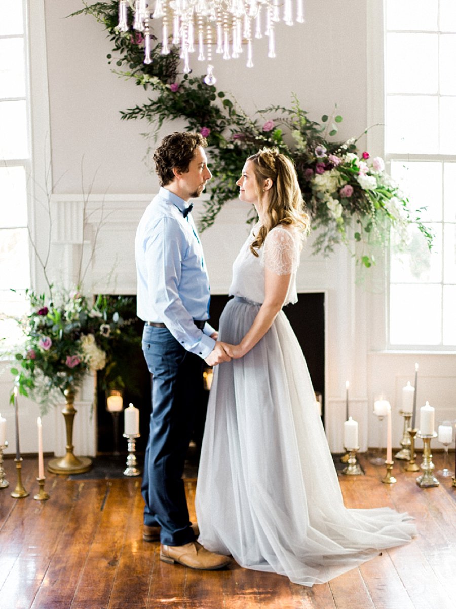 Romantic Blue & Purple Music inspired Wedding Ideas via TheELD.com