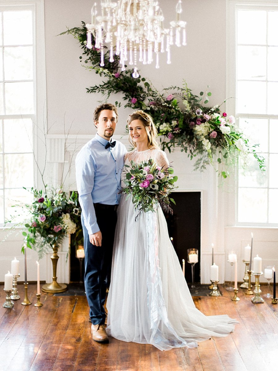 Romantic Blue & Purple Music inspired Wedding Ideas via TheELD.com