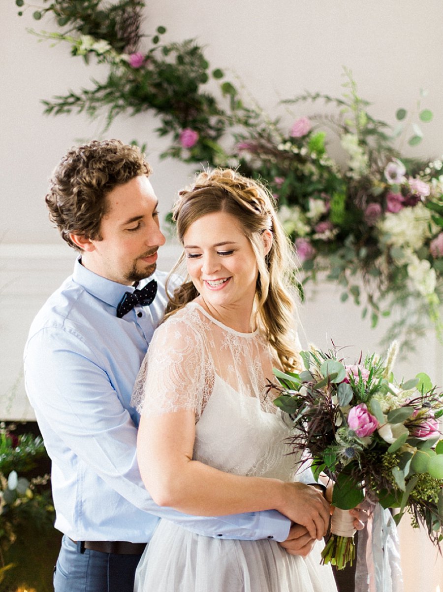 Romantic Blue & Purple Music inspired Wedding Ideas via TheELD.com