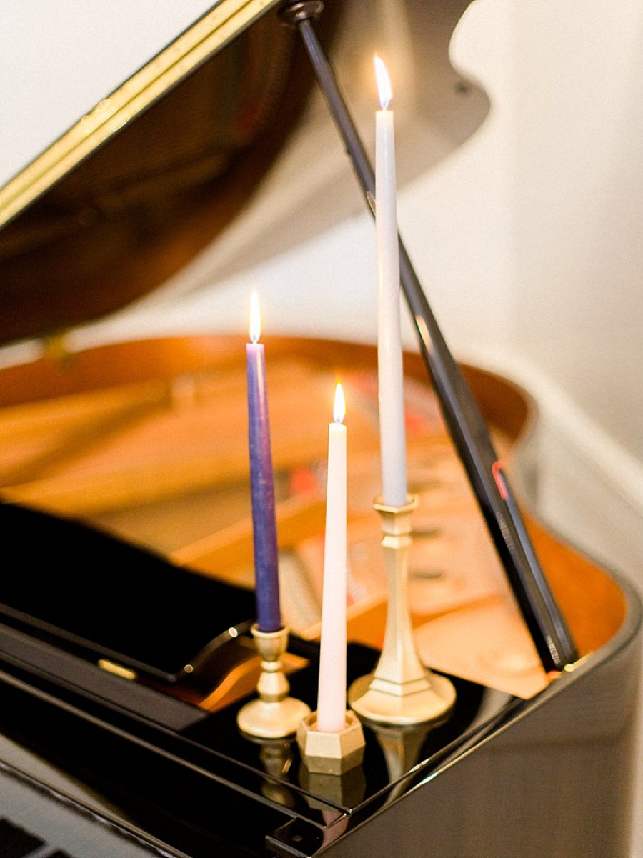 Romantic Blue & Purple Music inspired Wedding Ideas via TheELD.com