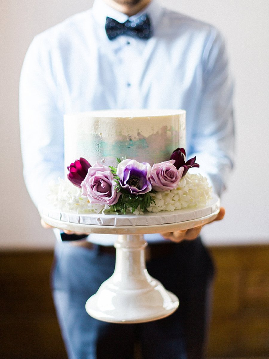 Romantic Blue & Purple Music inspired Wedding Ideas via TheELD.com