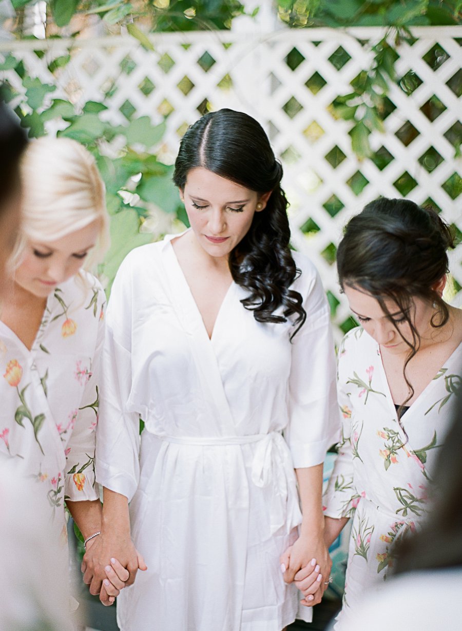 A Classic Blush & Silver Outdoor Miami Wedding via TheELD.com